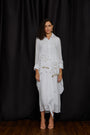 High-Low Tying Shirt Set ( ENF/23(B) )
