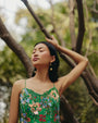 Ewoke Green Cocktail Dress