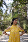 Ewoke Yellow Midi Dress