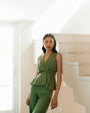 Ewoke Green Hemp Coord Set