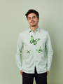 Printed Spread Collar Cotton Casual Shirt