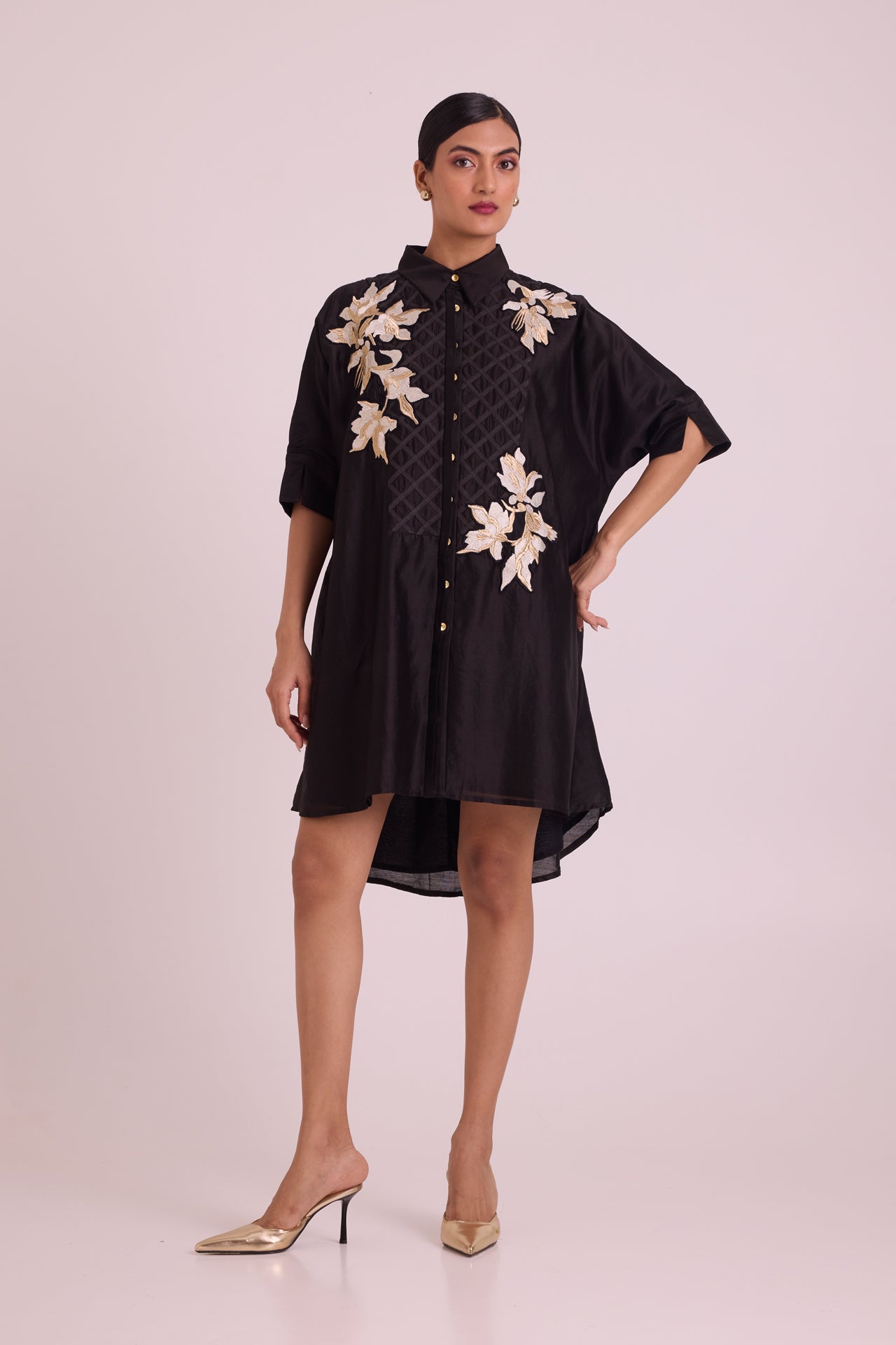 Black Mimi - Framed Shirt Dress
