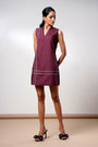 Annie – Molten Mocha Lamp Dress