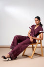 Brandy – Fold and Flow Wrap Top with Pants