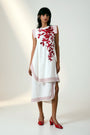 Marsala - Layered Midi Dress