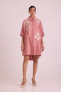 Old Rose Mimi - Framed Shirt Dress