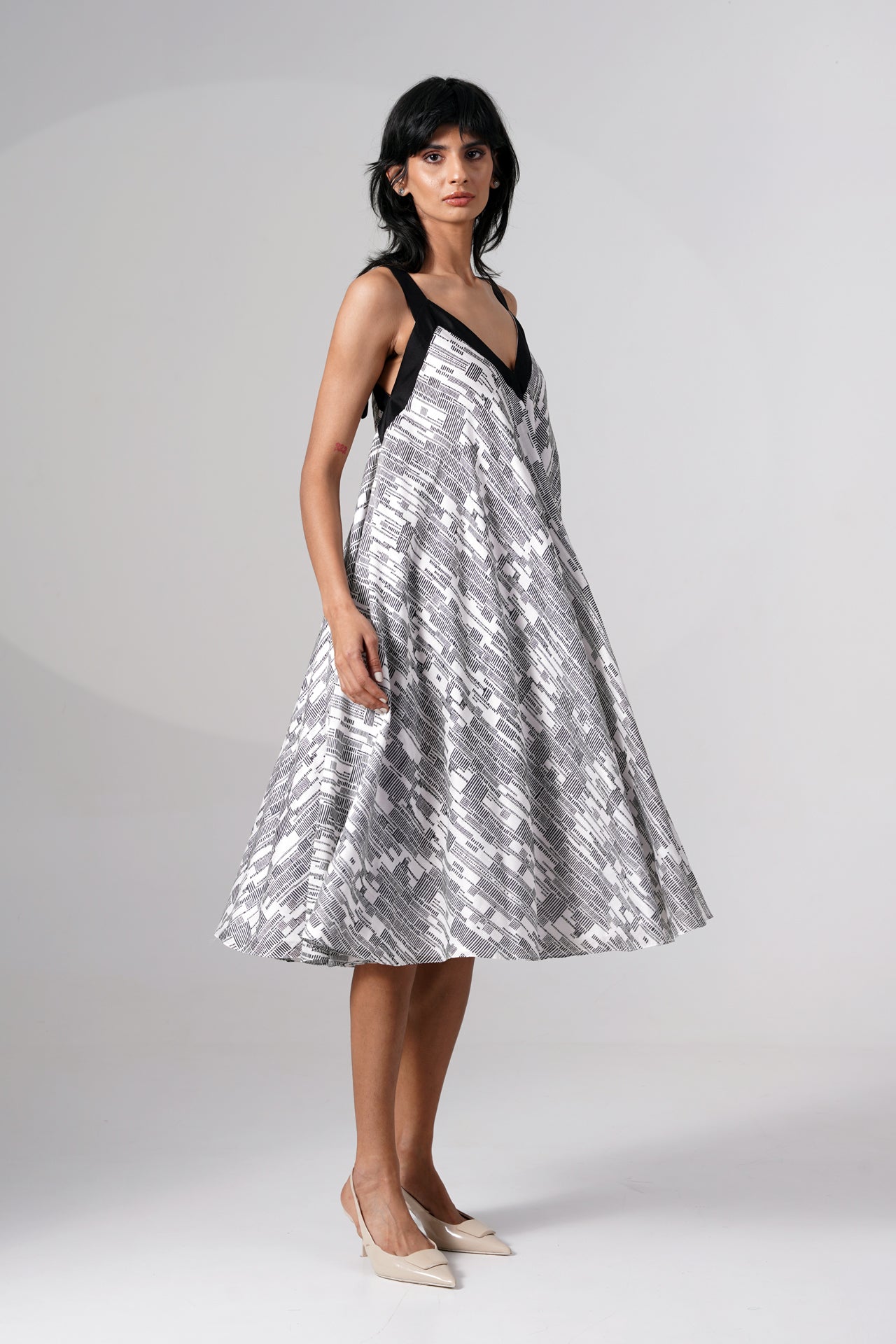 Hally -Slip Bias Dress
