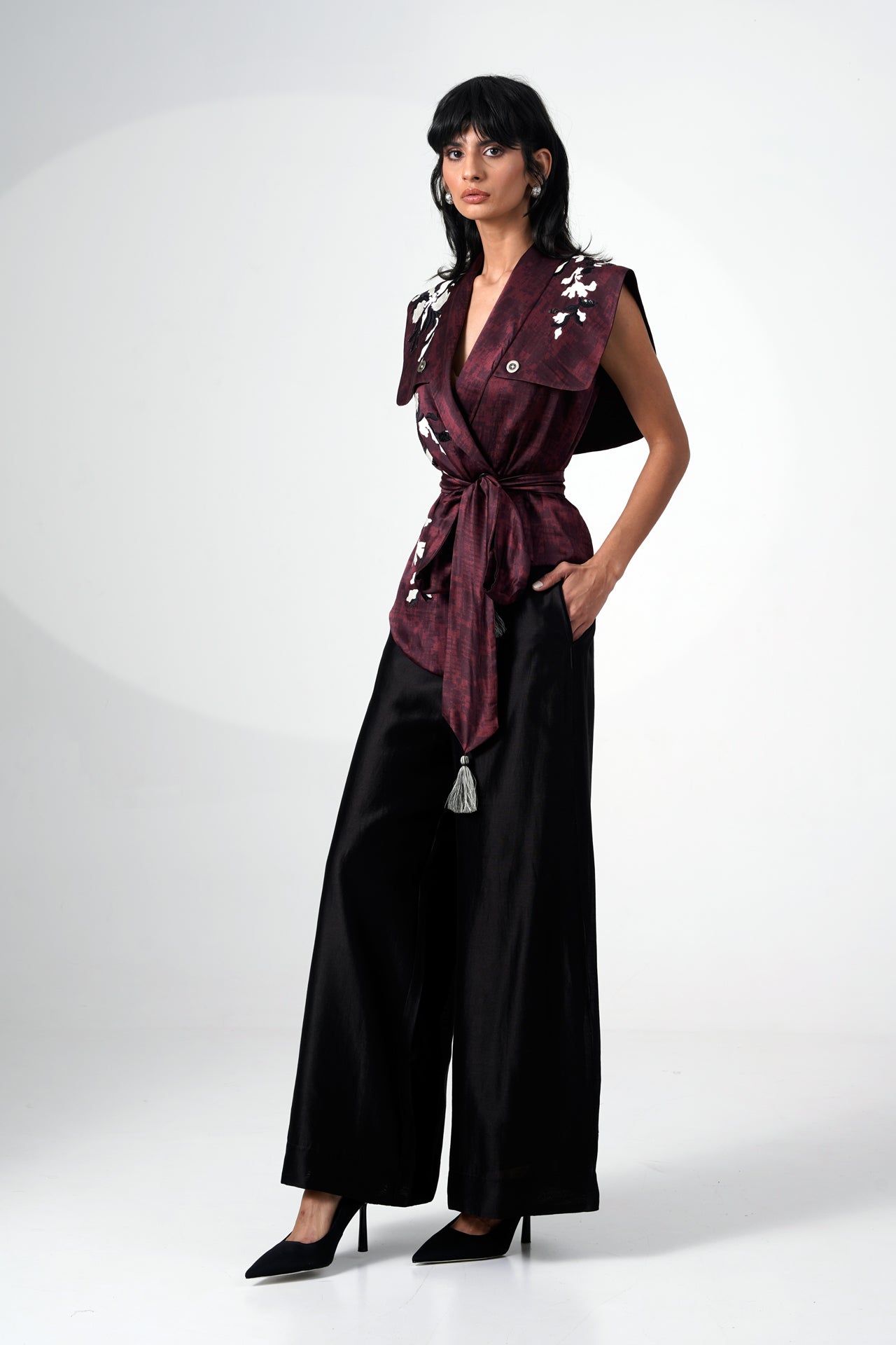 Norman & Rory - Safari Jacket With Wide Leg Pant