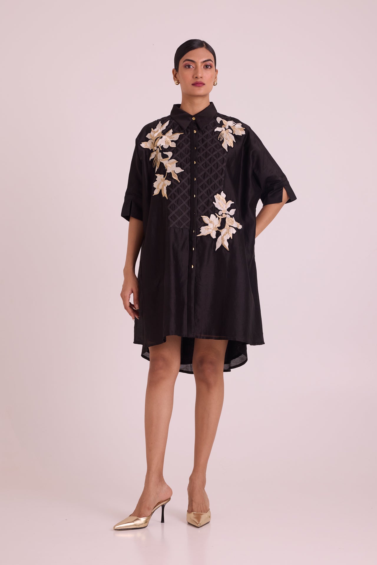 Black Mimi - Framed Shirt Dress