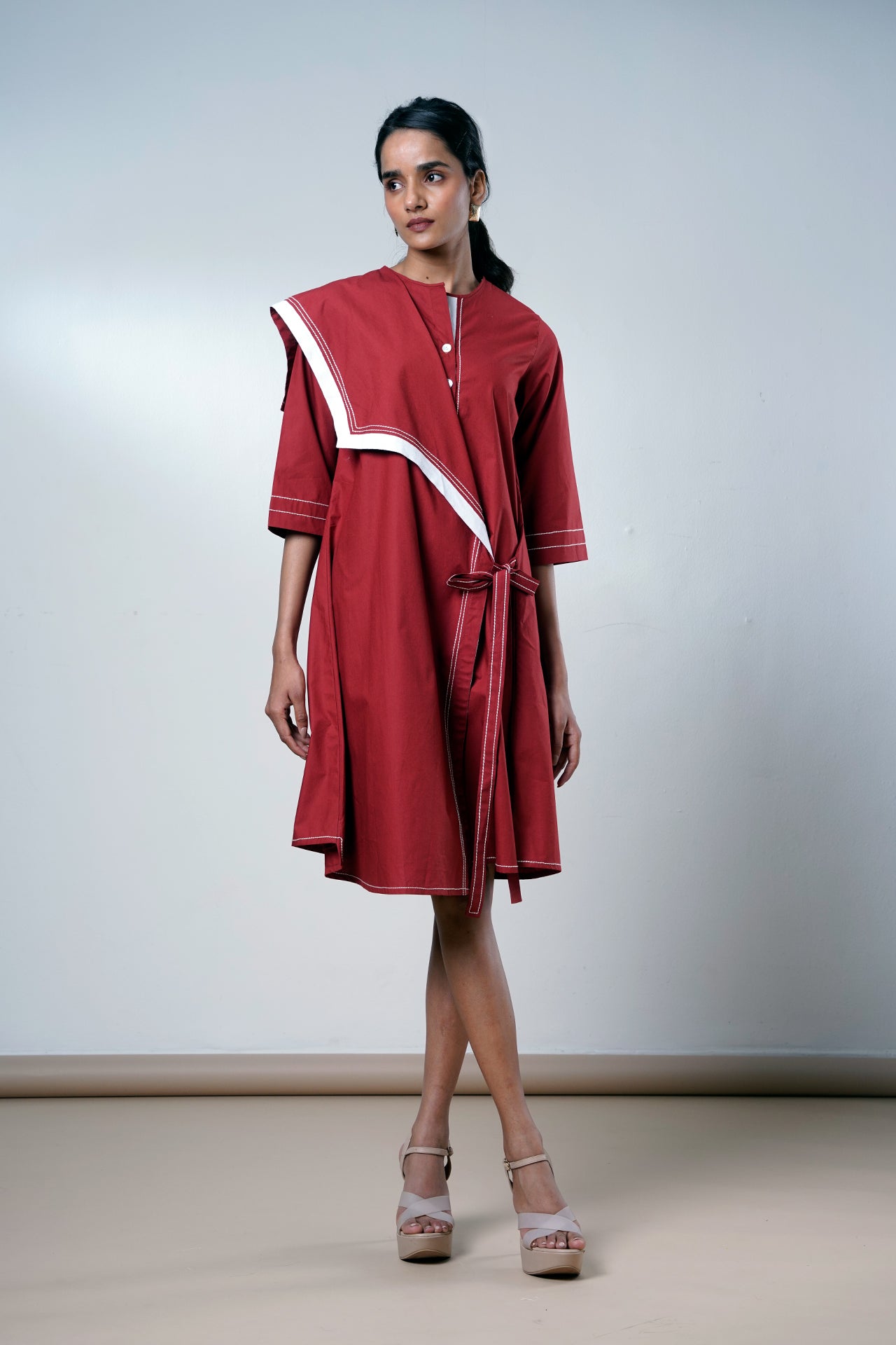 Brick Aster – Modern Angle Dress