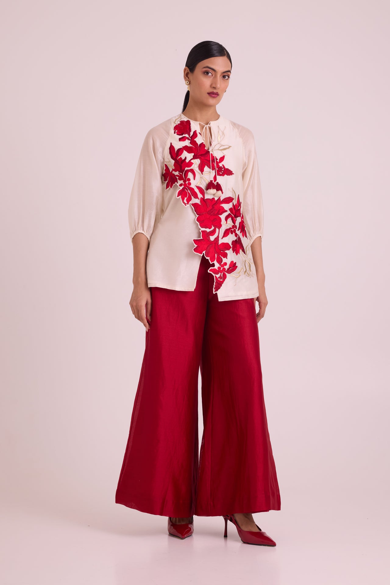 Malaca - Cascading Top + Pants