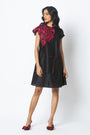 Monica - Shoulder Bib Ladder Dress