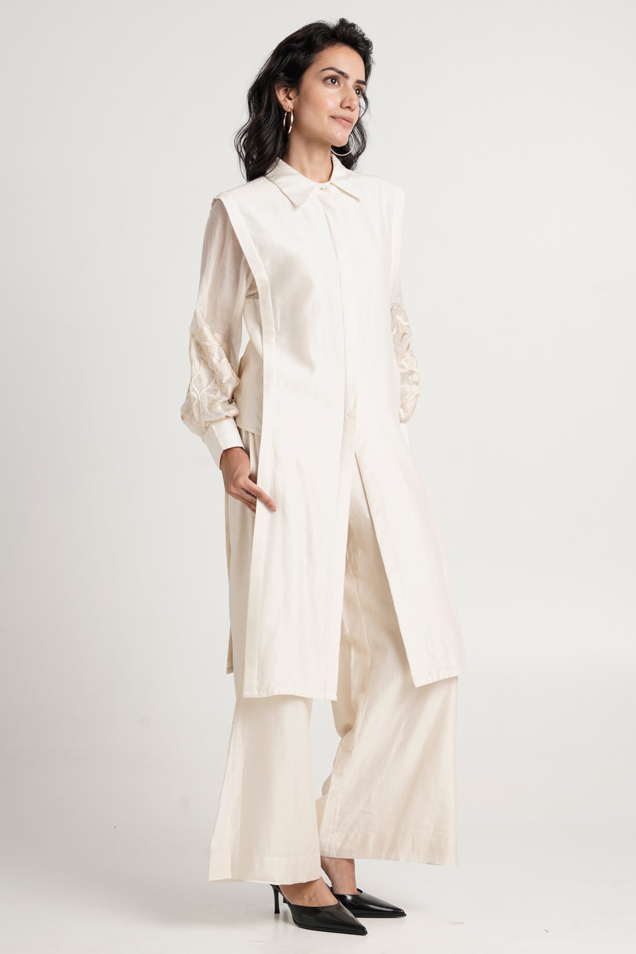 Ivory Hostess Kurta Set