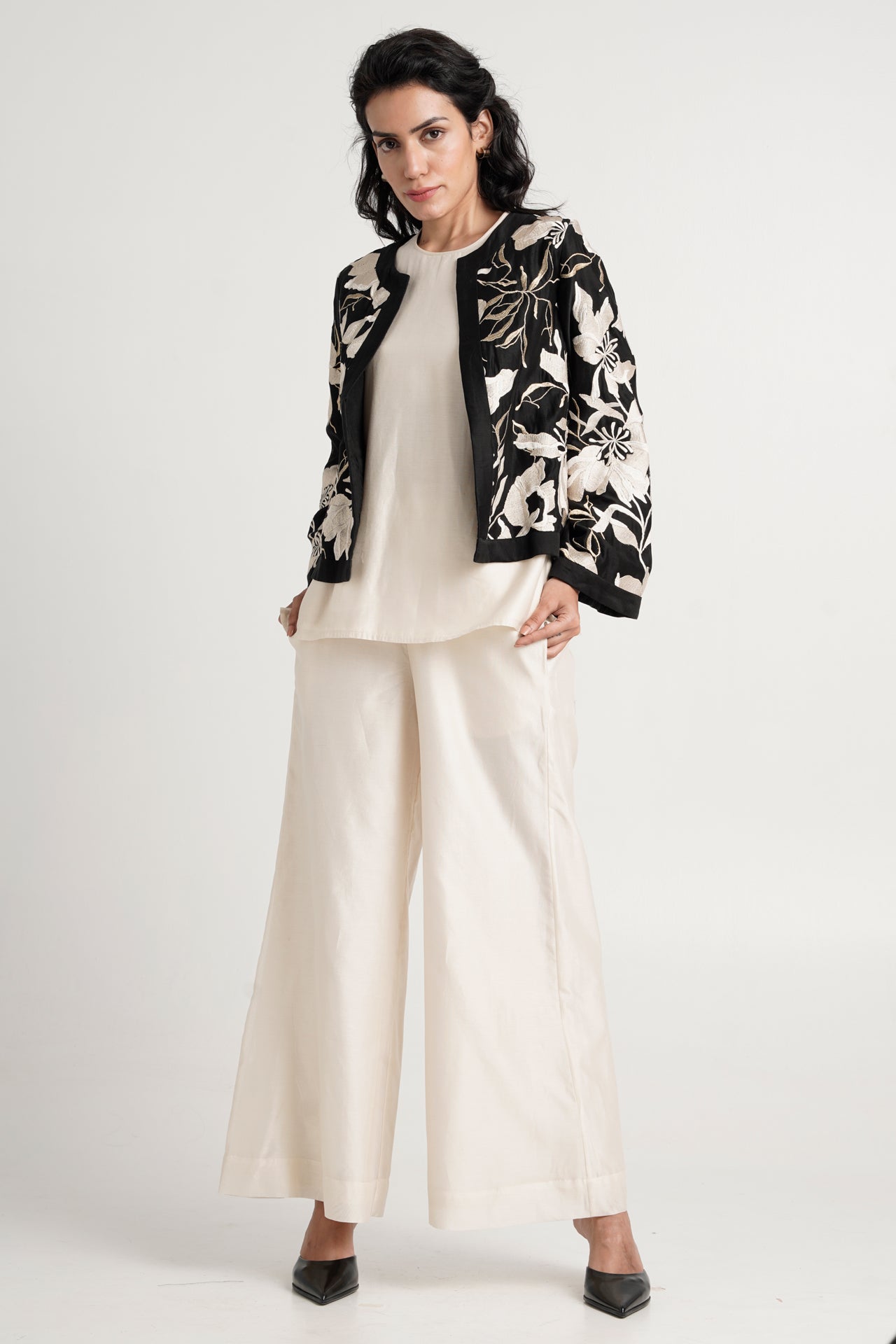 Twilight Monochrome Shrug Co-ord Set of 3