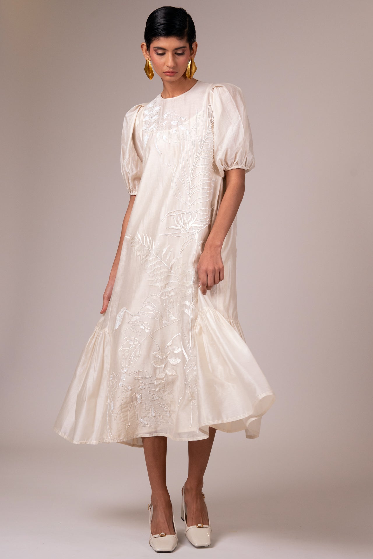 Featherlight Midi Dress