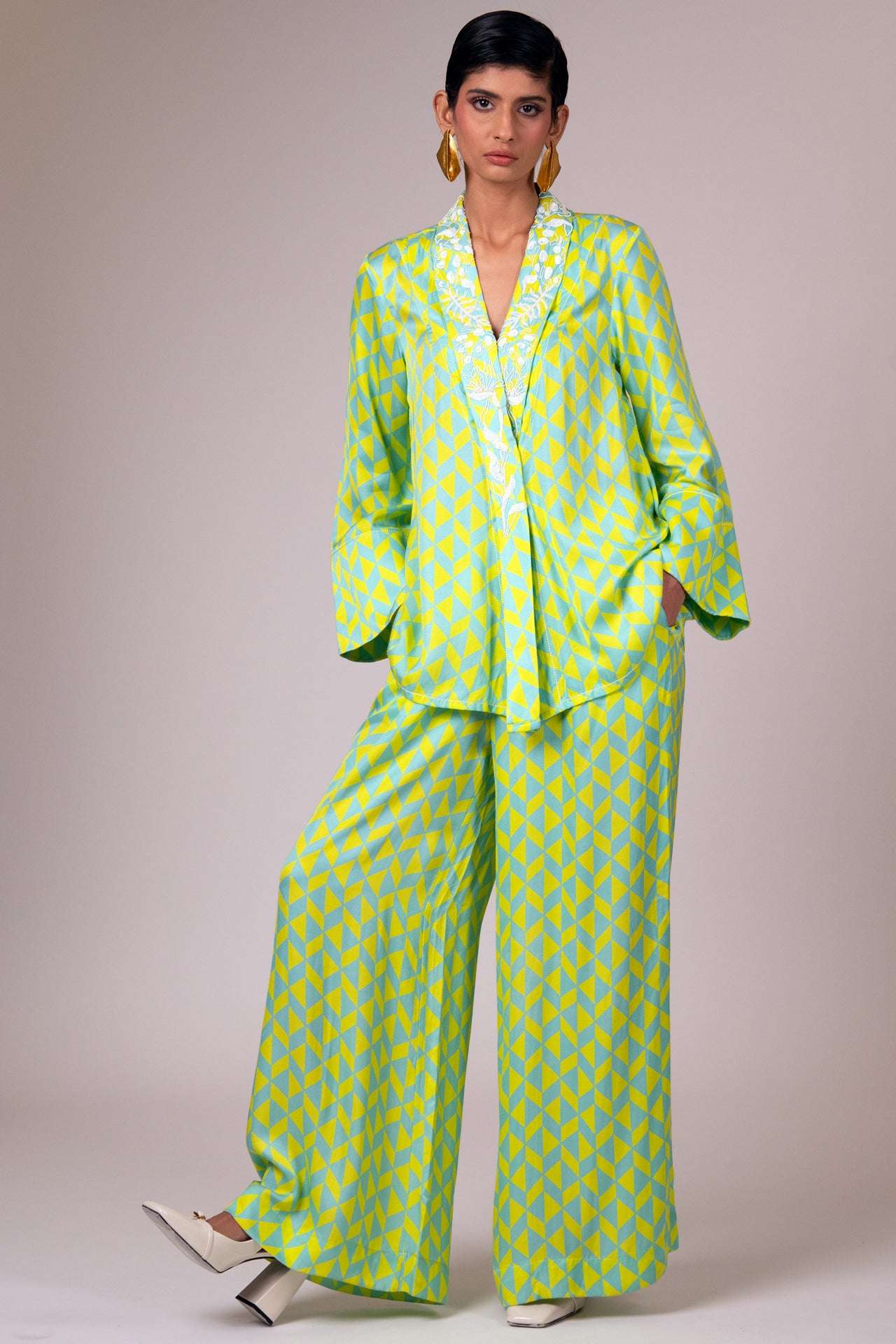 The Flowy Overlap Tunic & Pants