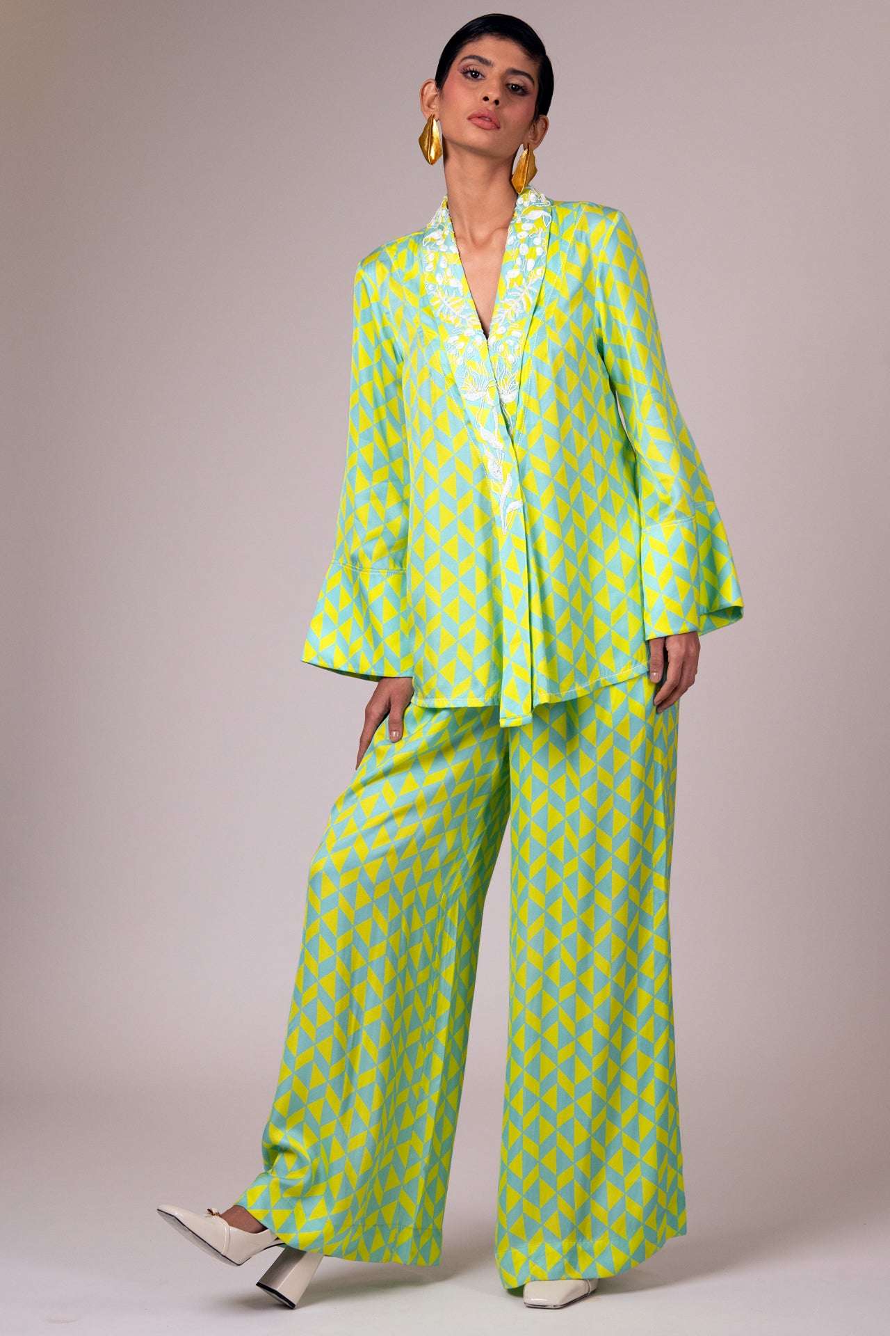 The Flowy Overlap Tunic & Pants