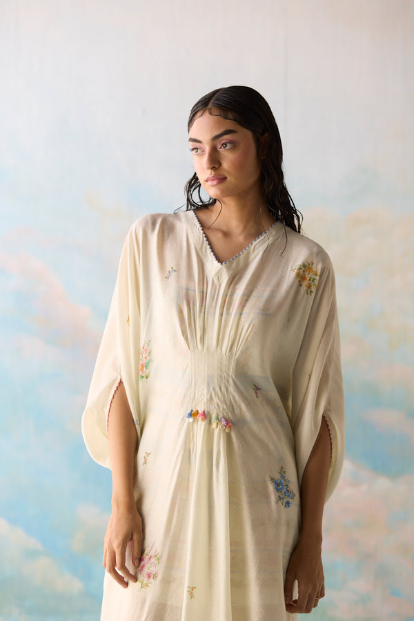 Cloud Embroidered Kaftan