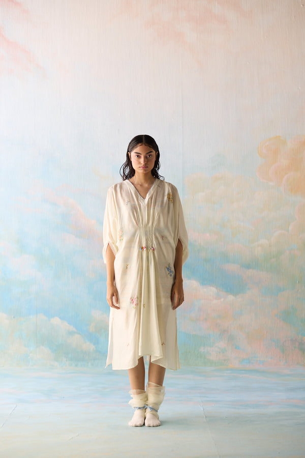 Cloud Embroidered Kaftan