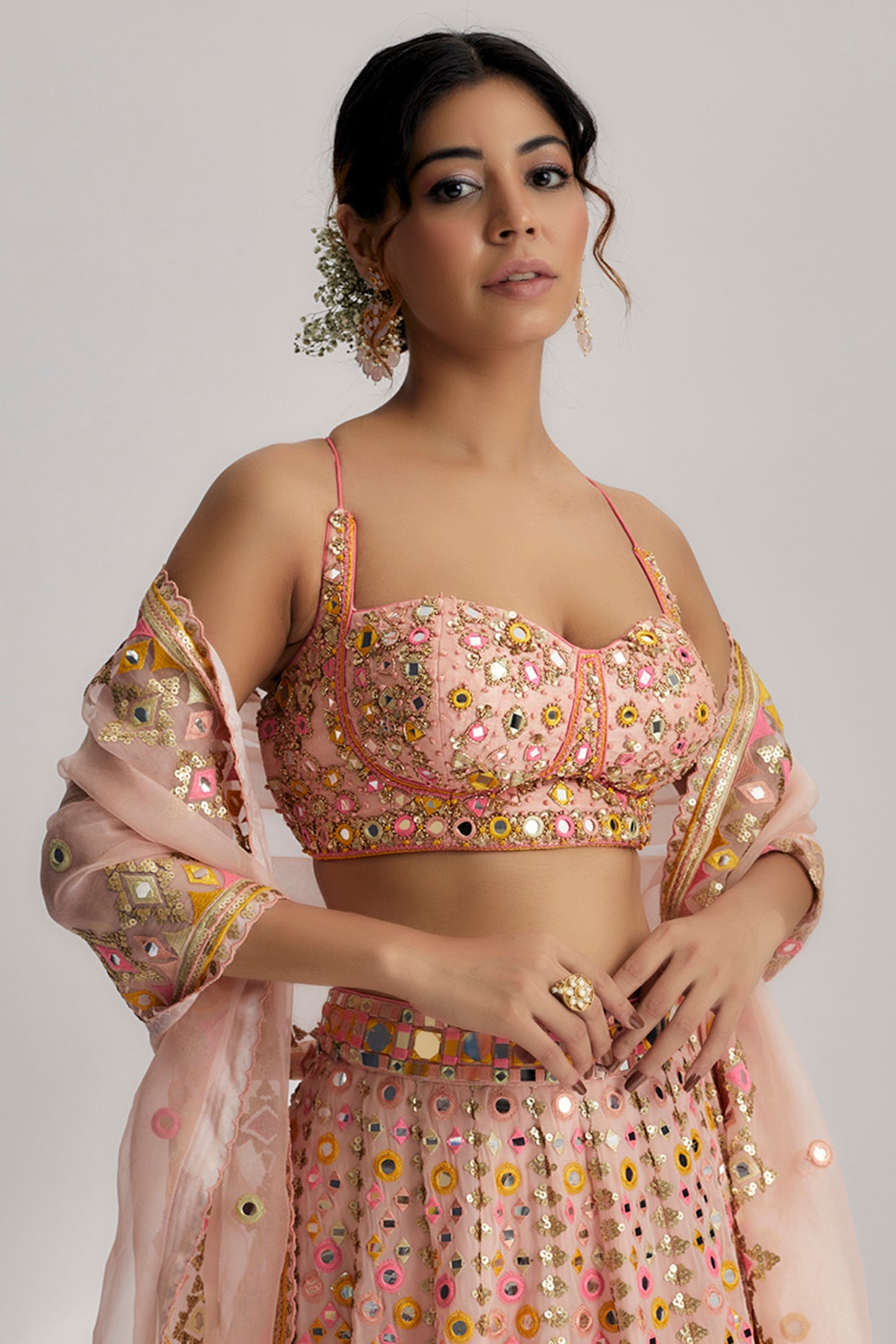 Delnaz Lehenga set