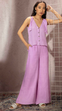 Lilac Hemp Coord Set