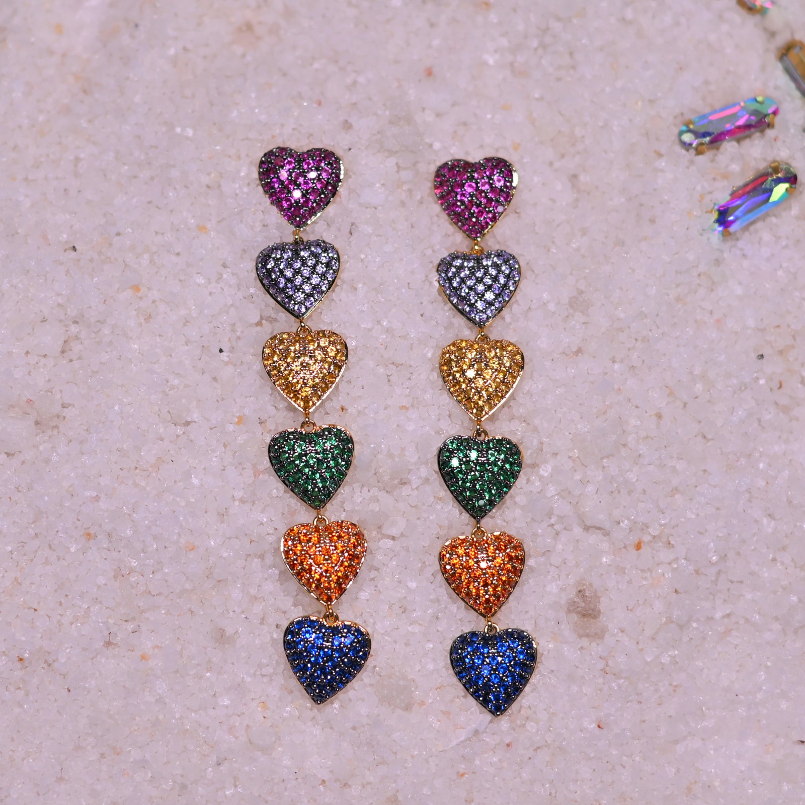 Zircon Love Dangles