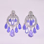 Luxe Radiance Chandeliers- Lavender