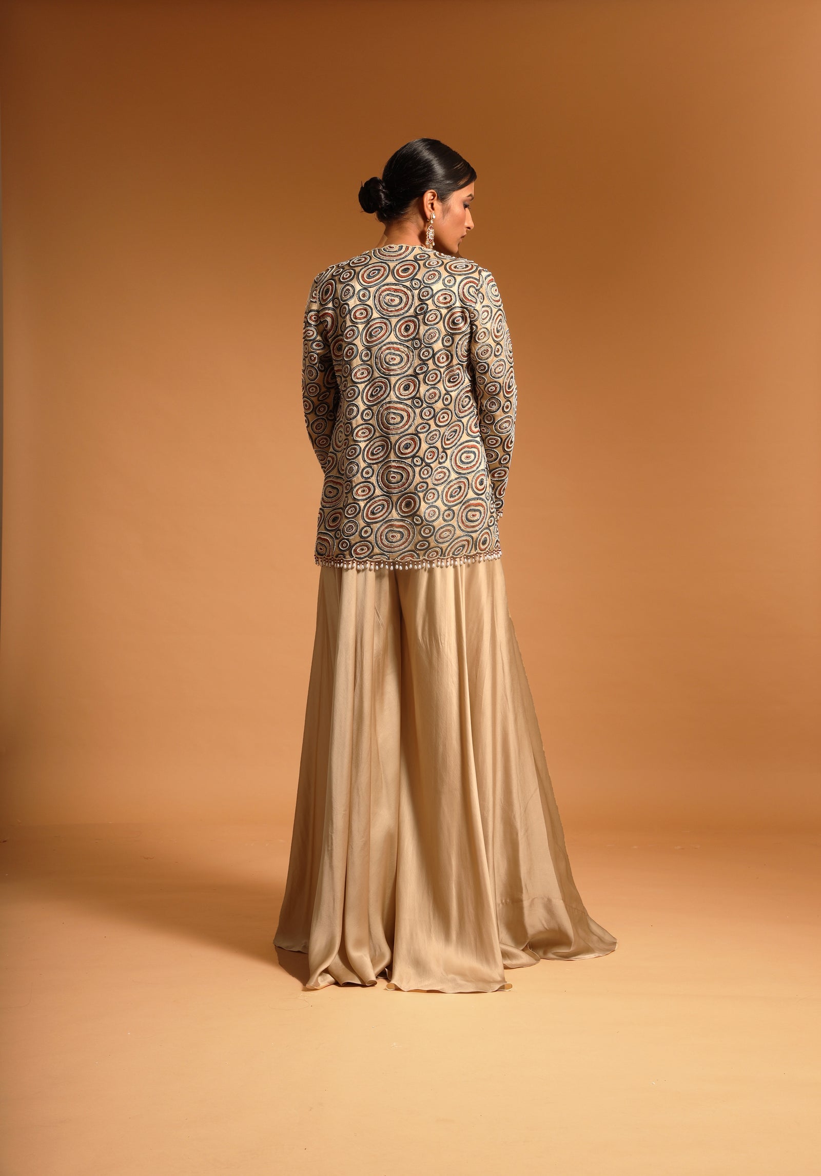 Adhara jacket with blouse and pants