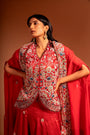 Mirzam lehenga & koti jacket with dupatta