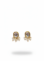 Classic Kundan Studs with Pearl Drops