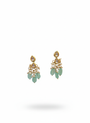 Moti Polki Cluster Earrings