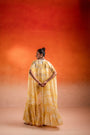 A Corn Yellow Printed Jacket Set
