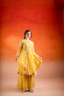 A Corn Yellow Anarkali Set
