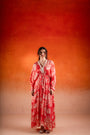 Georgia Peach Printed Tie-Up Kaftan Set