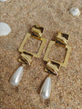 Geometric Chain Drop Earrings