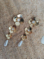 18K Gold Tone Plated Pearl Earring