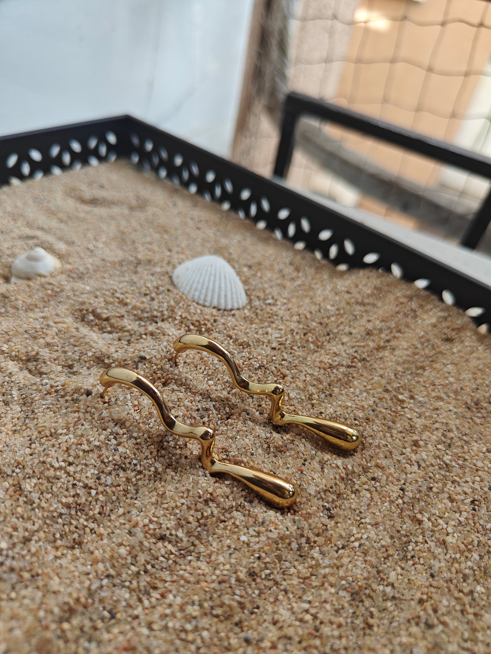 Gatherings And Party Nights, These 18Kgold Earrings