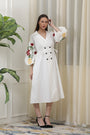 Timeless Ivory White Poplin Dress
