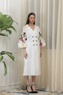 Timeless Ivory White Poplin Dress
