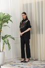 Elegant Black Co-Ord Set, Crafted In Soft