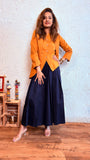 Lady Lead Mustard-Blue