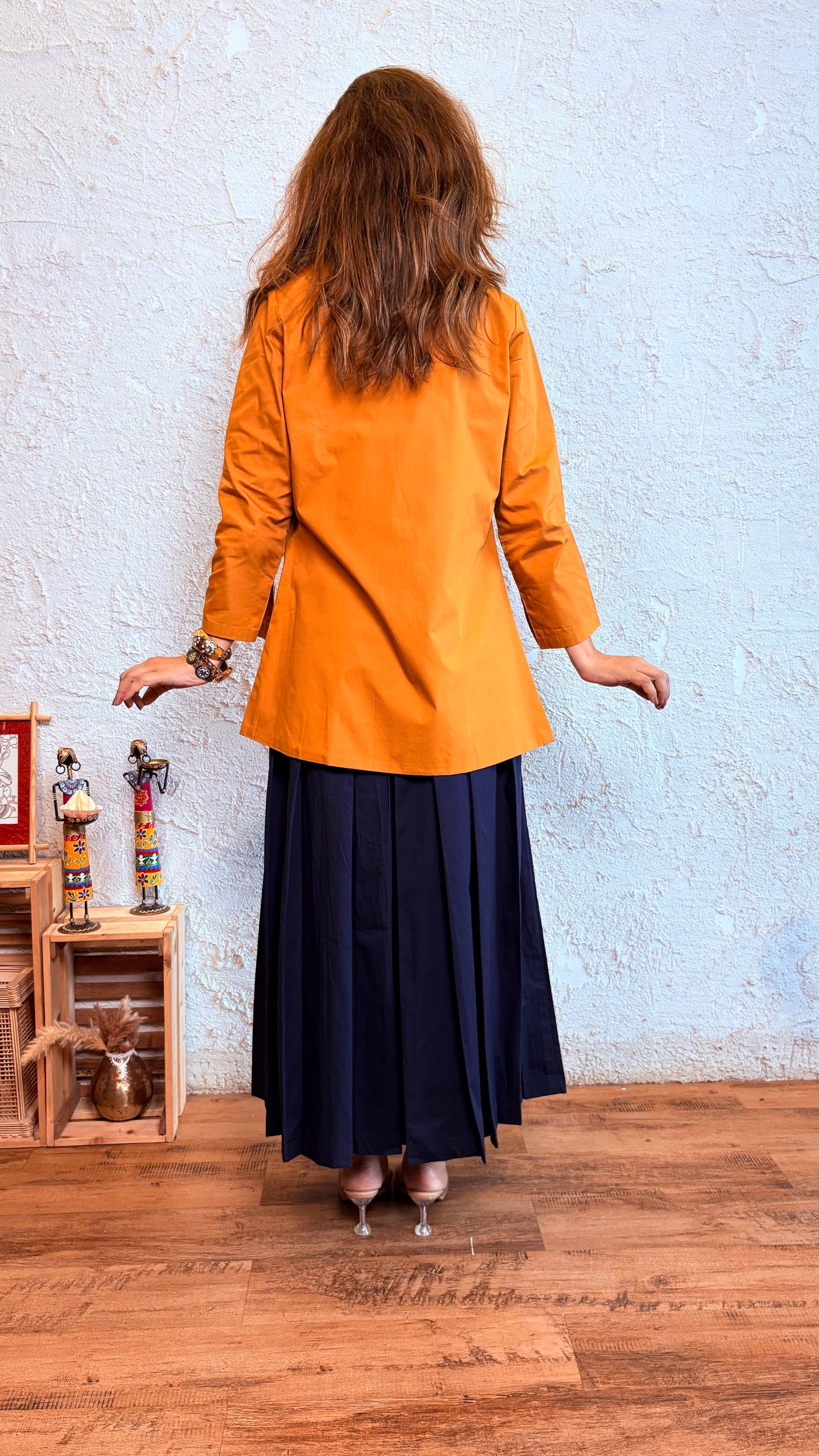 Lady Lead Mustard-Blue