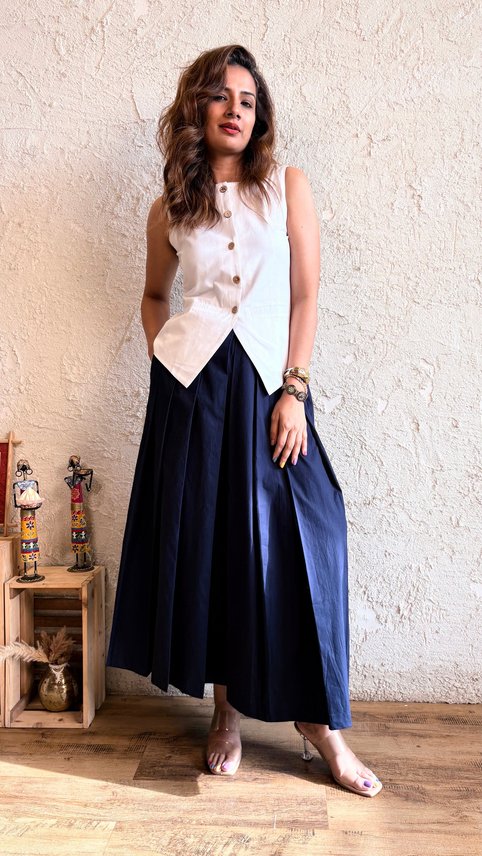 lady Lead White-Blue