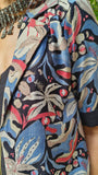Urban Achkan Abstract Black/Blue