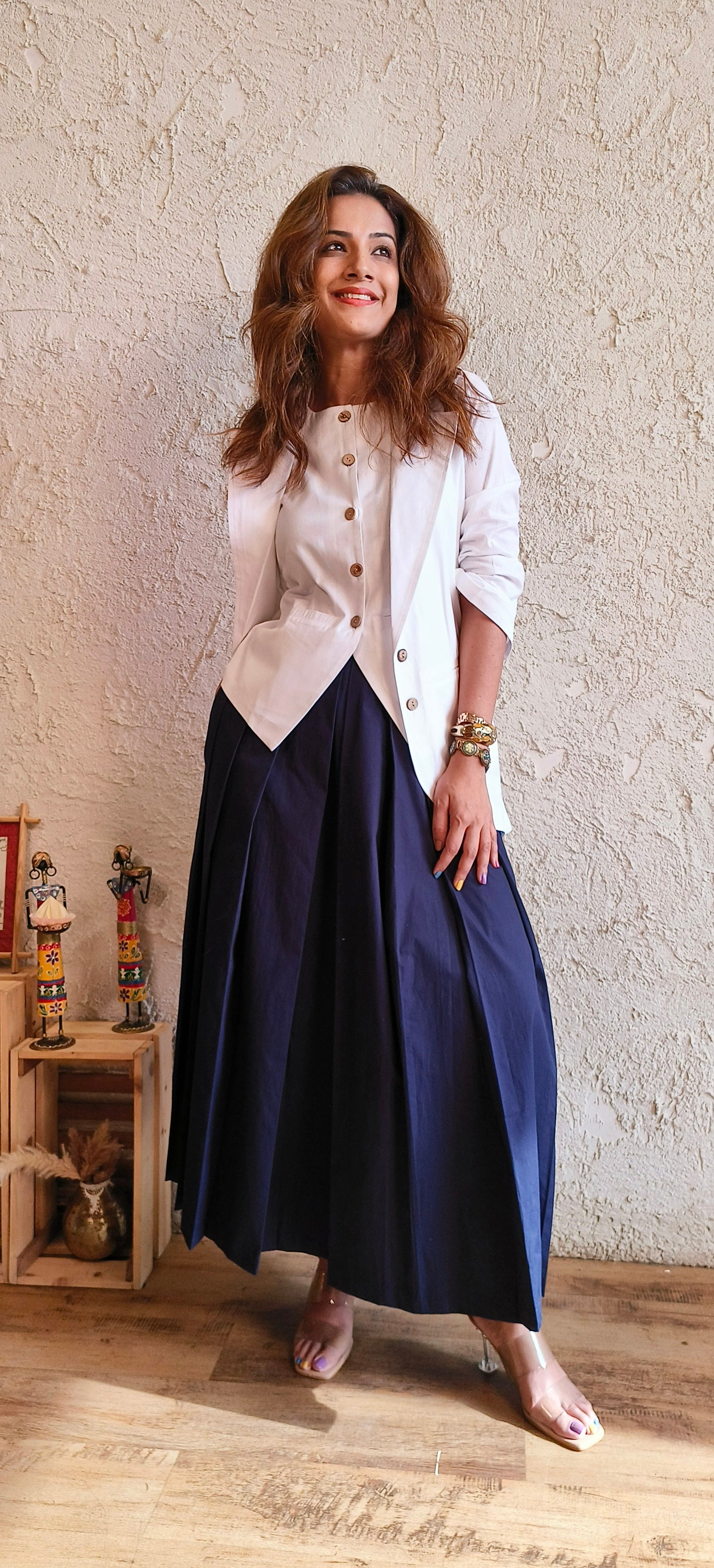 lady Lead White-Blue