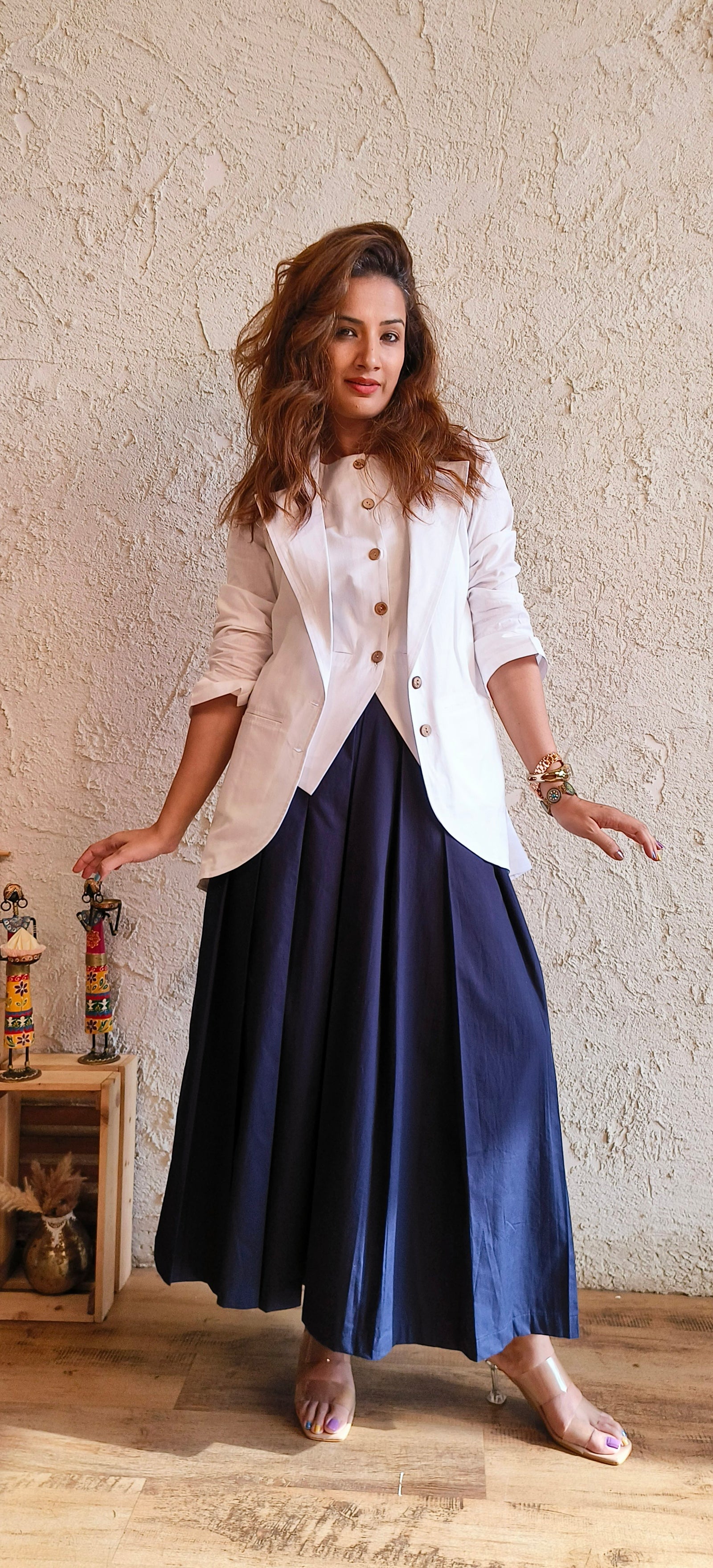 lady Lead White-Blue