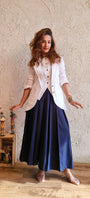 lady Lead White-Blue