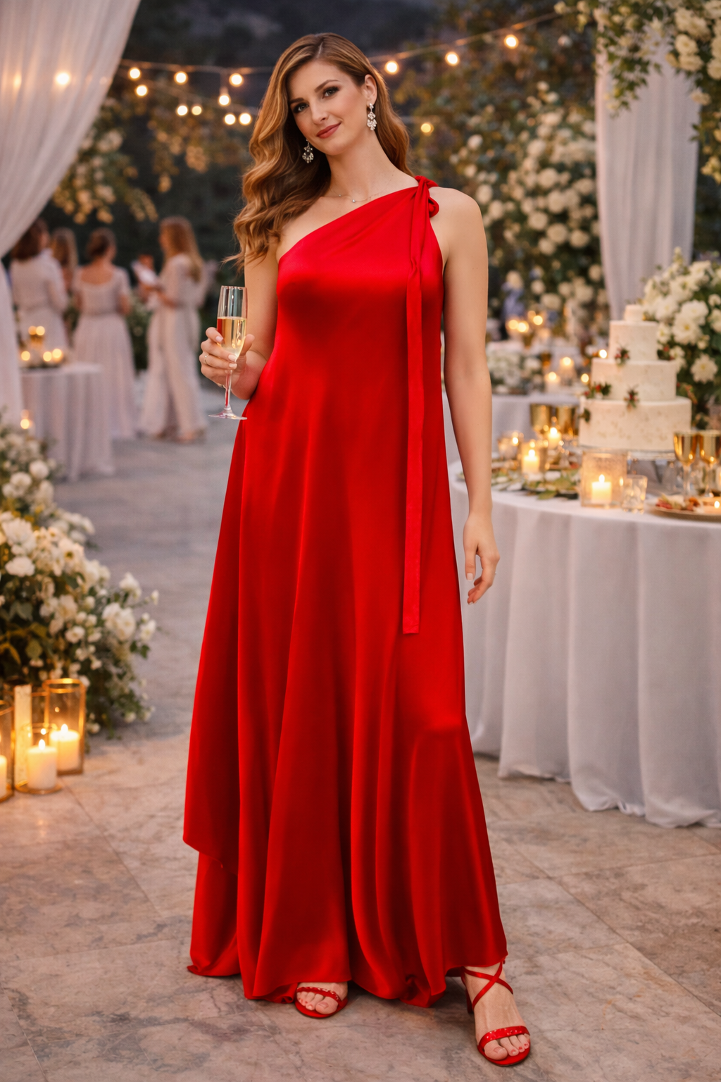 Stylish One-Shoulder Party Dress