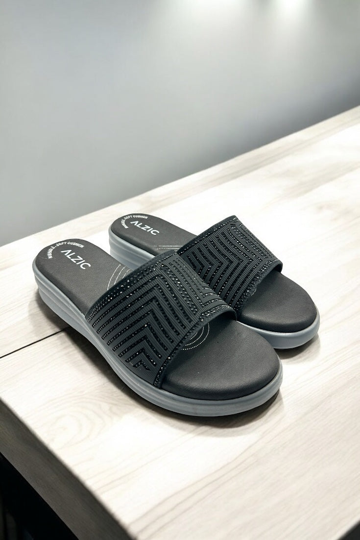 Women Dr. Comfort Wedge Slides.