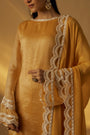 Mango Yellow Short Kurta Set